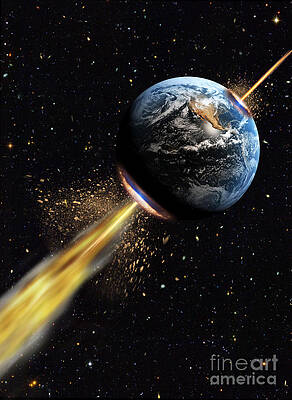 Wall Art - Photograph - Comet Earth by Mike Agliolo