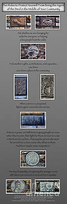 Communities - 5 Rules by J. McKnight 1'x3' by C Todd Fuqua Communities - 5 Rules by J. McKnight 1'x3' by C Todd Fuqua