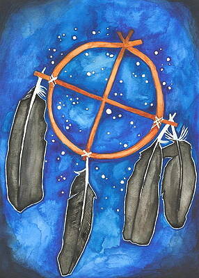 Compass Dreamcatcher by Catherine Athena Louise Compass Dreamcatcher by Catherine Athena Louise