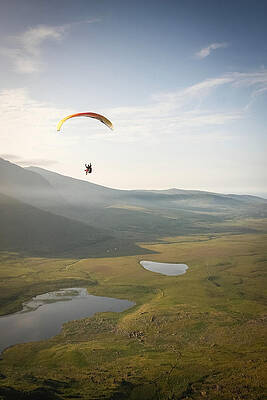 Wall Art - Photograph - Conor Pass Paraglide by Mark Callanan