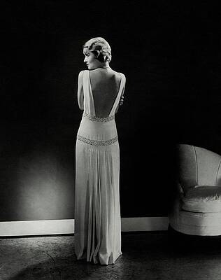 Wall Art - Photograph - Constance Bennett As Seen From Behind by Edward Steichen