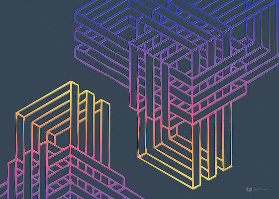 Wall Art - Digital Art - Construct Number One by Serge Averbukh