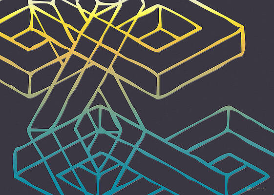 Wall Art - Digital Art - Construct Number Three by Serge Averbukh