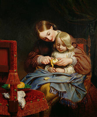 Wall Art - Painting - Convalescent by Charles West Cope