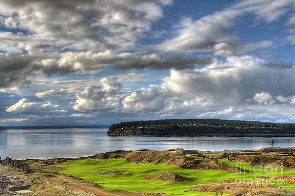 Cool Clouds - Chambers Bay Golf Course by Chris Anderson Cool Clouds - Chambers Bay Golf Course by Chris Anderson