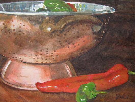 Copper Colander by Judith Scull Copper Colander by Judith Scull