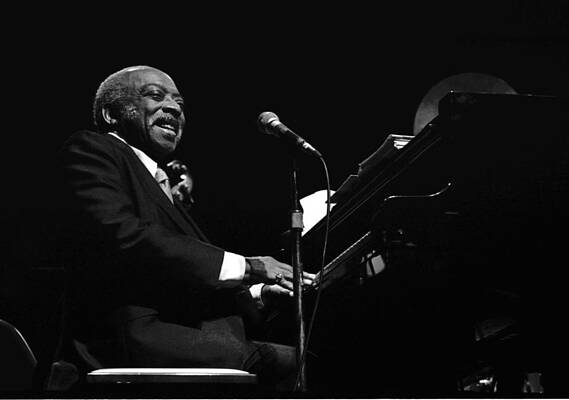 Count Basie 1983 by Nancy Clendaniel