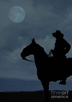 Wall Art - Photograph - Cowboy on the range by Edward Fielding
