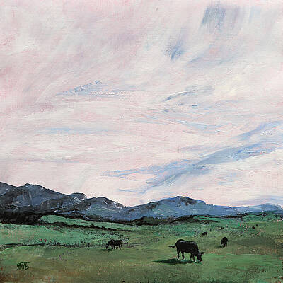 Cows In the Meadow by Masha Batkova Cows In the Meadow by Masha Batkova