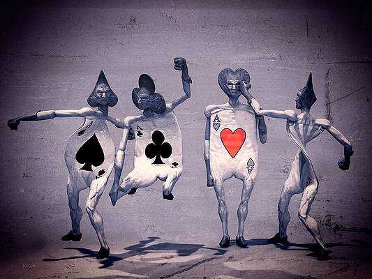 Wall Art - Digital Art - Crazy Aces by Bob Orsillo
