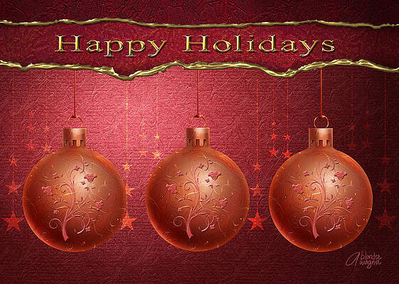 Crimson Ornaments by Suzanne Blender Crimson Ornaments by Suzanne Blender