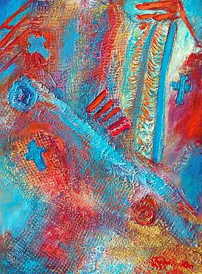 Cross Road Blues Painting by Tami Curtis - Fine Art America