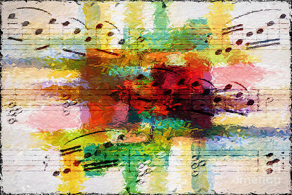 Wall Art - Digital Art - Crosshatched Pastiche by Lon Chaffin