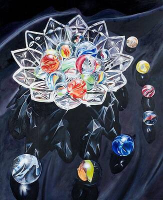 Crystal and Marbles by Stacy Crane