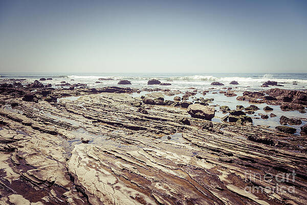 Wall Art - Photograph - Crystal Cove Rock Formations and Tide Pools Picture by Paul Velgos