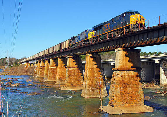 CSX Over Riverfront Park by Joseph C Hinson CSX Over Riverfront Park by Joseph C Hinson