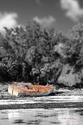 Wall Art - Photograph - Cuban Chug in Black and White by R B Harper