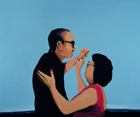 Wall Art - Painting - Cuban Portrait No.12, 1996 by Marjorie Weiss