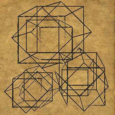 Wall Art - Digital Art - Cubed I by South Social Studio