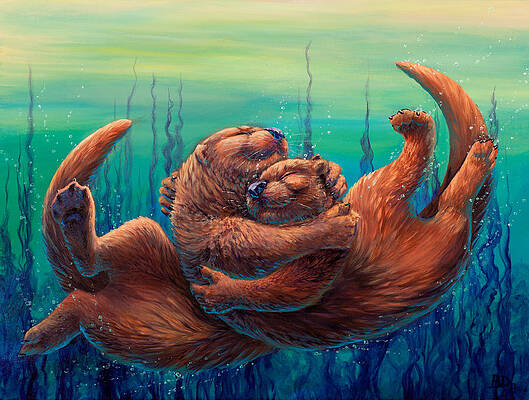 River Otter Art for Sale - Pixels