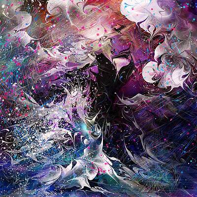 Wall Art - Digital Art - Dance in the Seas by William Russell Nowicki