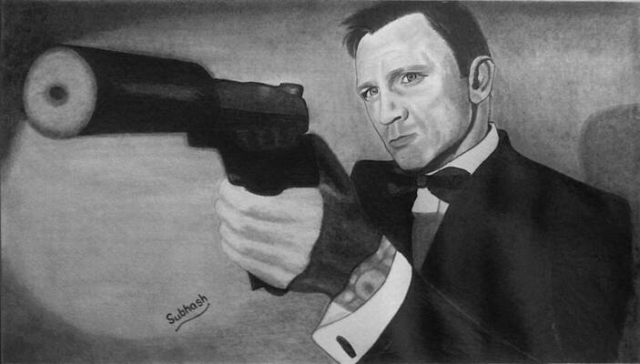 Daniel Craig by Subhash Mathew