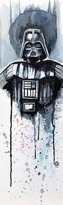 Wall Art - Painting - Darth Vader by David Kraig