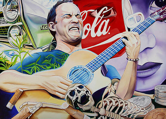 Wall Art - Painting - Dave Matthews Seek Up by Joshua Morton