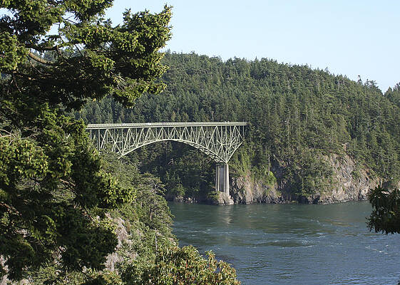 Deception Pass Bridge IV by Mary Gaines Deception Pass Bridge IV by Mary Gaines