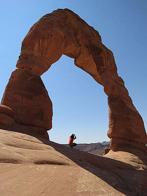 Delicate Arch - Skyview by Douglas Martin Delicate Arch - Skyview by Douglas Martin