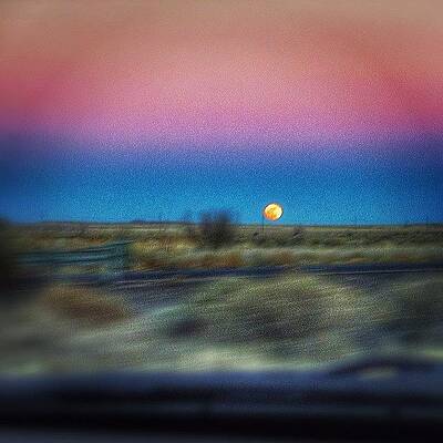 Wall Art - Photograph - Desert Moon --- Check Out More Of My by Mark David Gerson