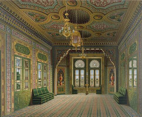 Wall Art - Drawing - Design For A Reception Room by Karl Ludwig Wilhelm Zanth