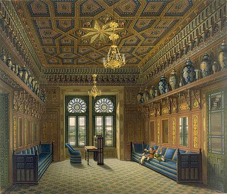 Wall Art - Drawing - Design For The Grand Reception Room by Karl Ludwig Wilhelm Zanth
