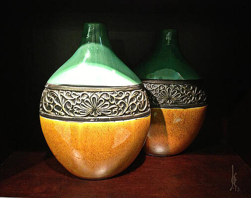 Deux Vases Sans Fleurs by Joe Arsenian