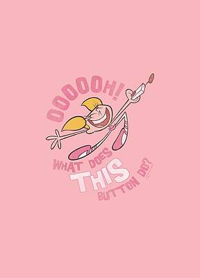 Wall Art - Digital Art - Dexter's Laboratory - Button by Brand A