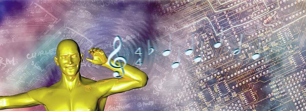 Wall Art - Photograph - Digital Music by Science Photo Library