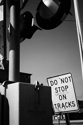 Wall Art - Photograph - Do Not Stop Dancing on Tracks by Jason Politte