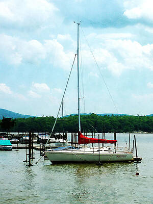 Wall Art - Photograph - Docked on the Hudson River by Susan Savad