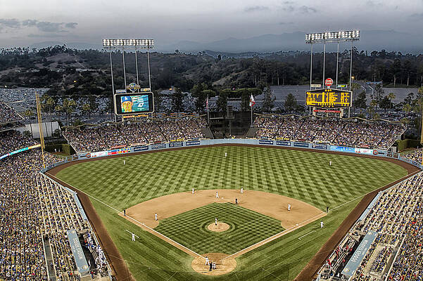 Wall Art - Photograph - Dodger Stadium in the Evening by Mountain Dreams