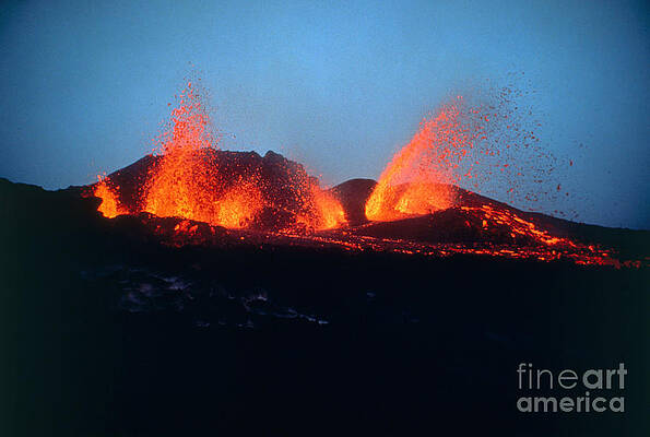 Wall Art - Photograph - Dolomieu Crater Erupting by Adam Sylvester