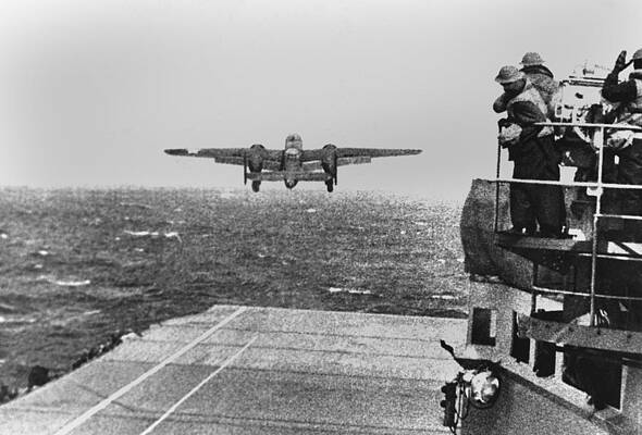 Wall Art - Photograph - Doolittle Raid, April 18, 1942. An Army by Everett
