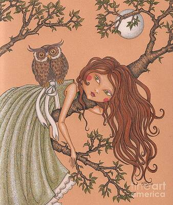 Wall Art - Drawing - Dreaming by Snezana Kragulj