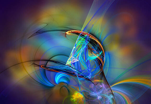 Wall Art - Digital Art - Dreams really do come true by Modern Abstract