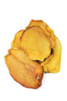 Wall Art - Photograph - Dried Mango Slices by Science Photo Library