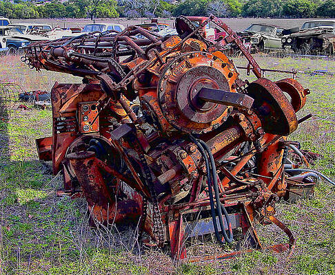 Wall Art - Photograph - Drill Rig by Vikki King