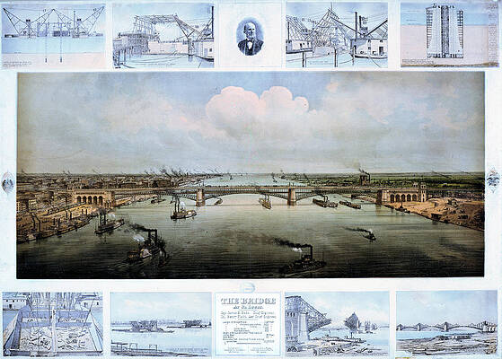 Eads Bridge Drawings by C H Apperson Eads Bridge Drawings by C H Apperson