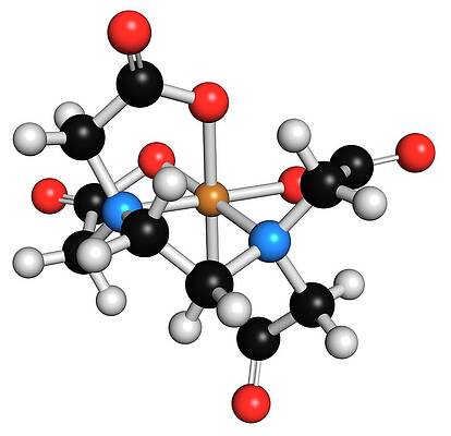 Wall Art - Photograph - Edta Complexing Agent Molecule by Science Photo Library