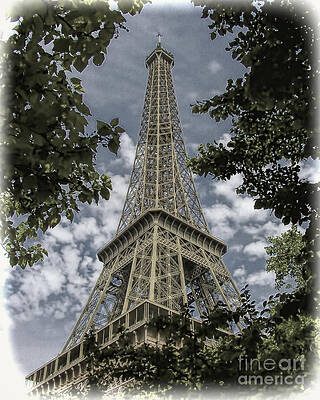 Wall Art - Photograph - Eiffel Through Trees by Ken Johnson
