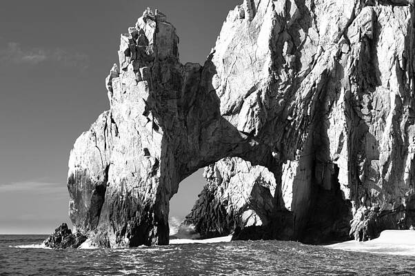 Wall Art - Photograph - El Arco in Black and White by Sebastian Musial