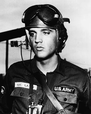 Wall Art - Photograph - Elvis Presley In Military Uniform by Retro Images Archive